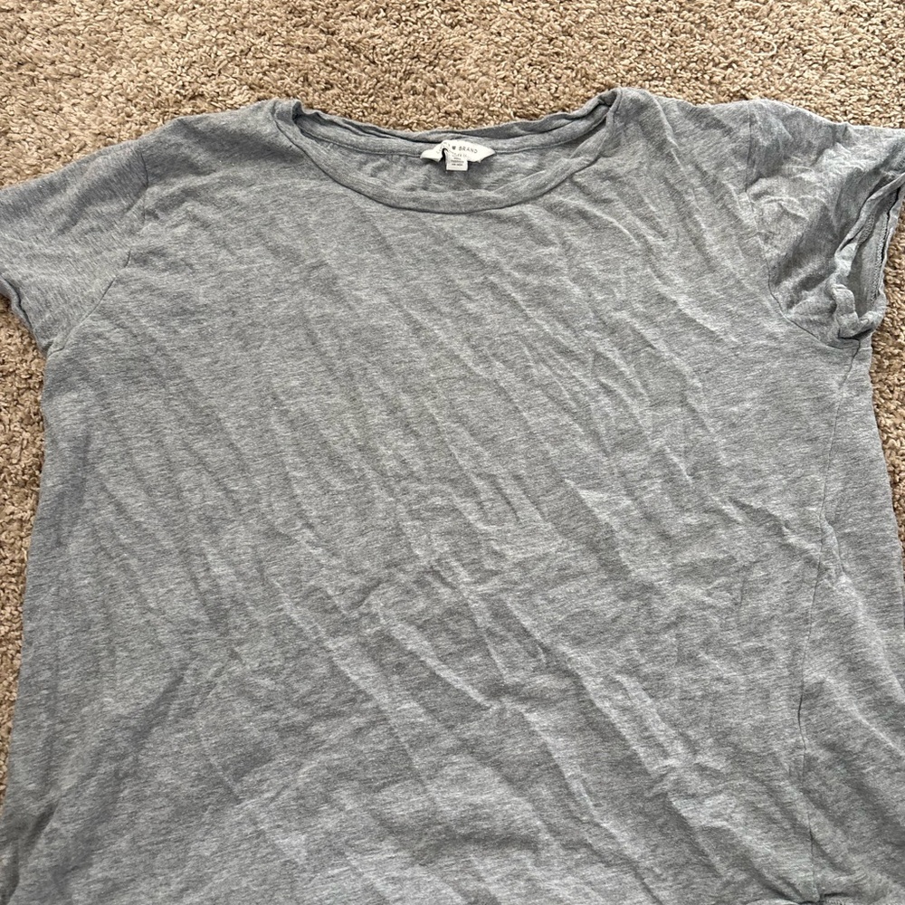 Lucky Brand Gray Relaxed Short Sleeve T-Shirt